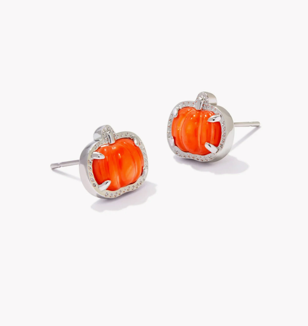 Pumpkin Stud Earrings