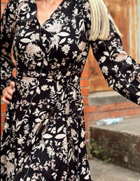 The Floral Wrap Dress