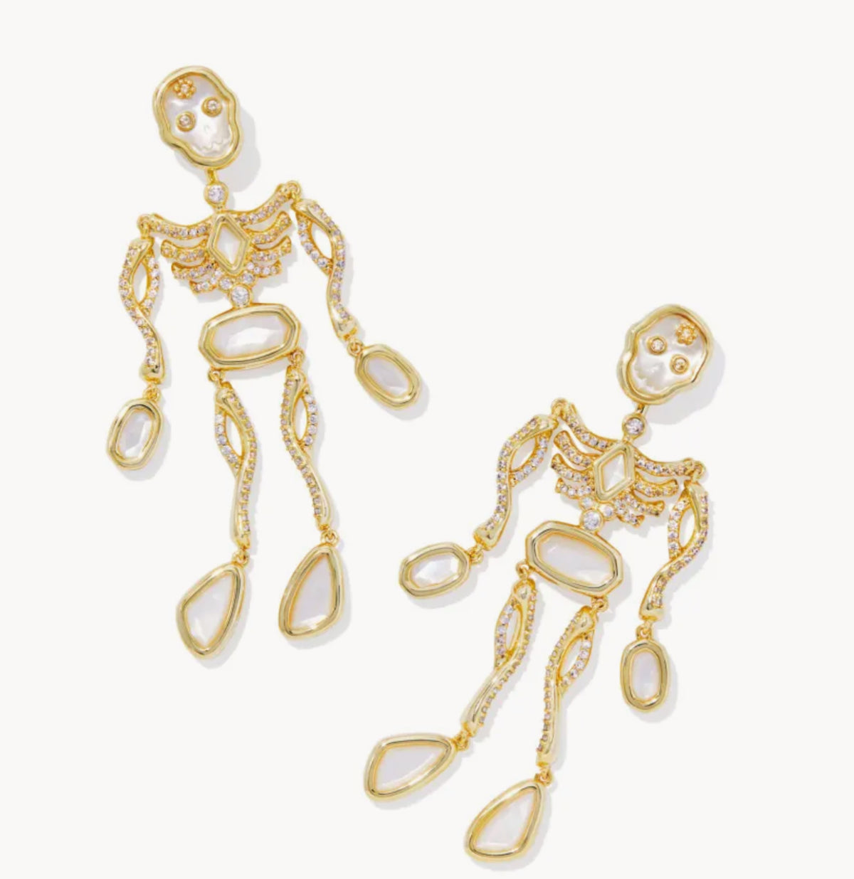 Skeleton Statement Earrings