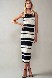 Be Mine Crochet Midi Dress