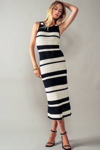 Be Mine Crochet Midi Dress