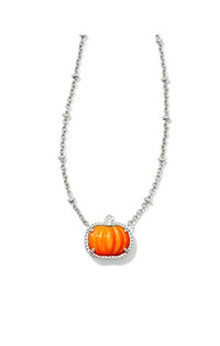 Pumpkin Short Pendant Necklace